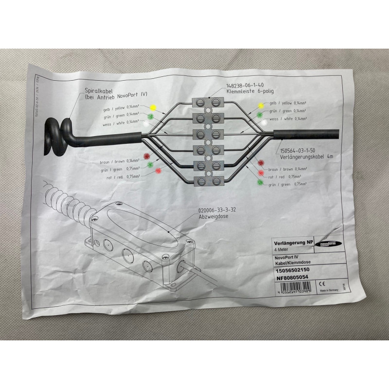 Notice d'un kit de prolongation novoporte pour porte de garage novoferm NFF14806