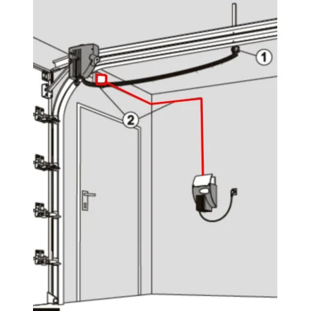 kit de prolongation novoporte pour porte de garage novoferm NFF14806 kit de prolongation novoporte pour porte de garage novoferm NFF14806