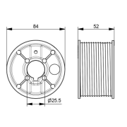 Paire de Tambours pour porte de Hauteur 3000mm max.