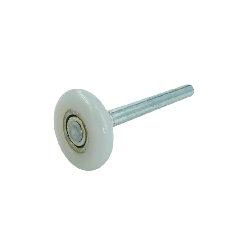 Roulette Nylon porte garage diamètre 46 mm longueur 119 mm Roulette Nylon porte garage diamètre 46 mm longueur 119 mm