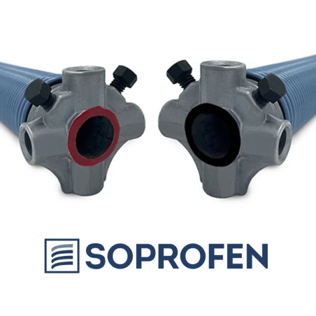 Ressorts de Torsion pour portes de garage sectionnelles Soprofen Ressorts de Torsion pour portes de garage sectionnelles Soprofen