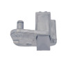 Dessus de gache à ressort avec téton gauche pour porte de garage basculante Novoferm 80425001 Dessus de gache à ressort avec téton gauche pour porte de garage basculante Novoferm 80425001