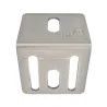 Vue arrière d'une équerre de fixation pour porte de garage sectionnelle, basculante, enroulable, battante et latérale f024 Vue arrière d'une équerre de fixation pour porte de garage sectionnelle, basculante, enroulable, battante et latérale f024
