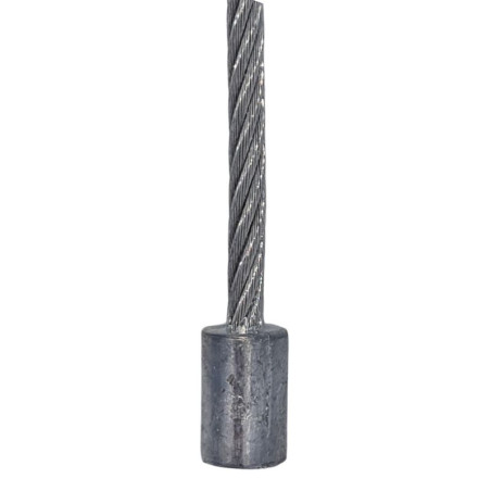 Manchon serti de câble acier 3 mm avec cosse coeur et manchon serti pour porte de garage Novoferm F035 Manchon serti de câble acier 3 mm avec cosse coeur et manchon serti pour porte de garage Novoferm F035