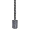 Manchon serti de câble acier 3 mm avec cosse coeur et manchon serti pour porte de garage Novoferm F035 Manchon serti de câble acier 3 mm avec cosse coeur et manchon serti pour porte de garage Novoferm F035