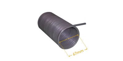 Ressort torsion CRAWFORD Ø interieur 67 mm pour porte sectionnelle de garage Crawford