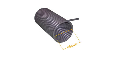 Ressort torsion CRAWFORD Ø interieur 95 mm pour porte sectionnelle de garage Crawford