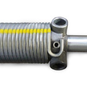 Ressort R702 sur son arbre pour porte de garage sectionnelle Hormann 3051906