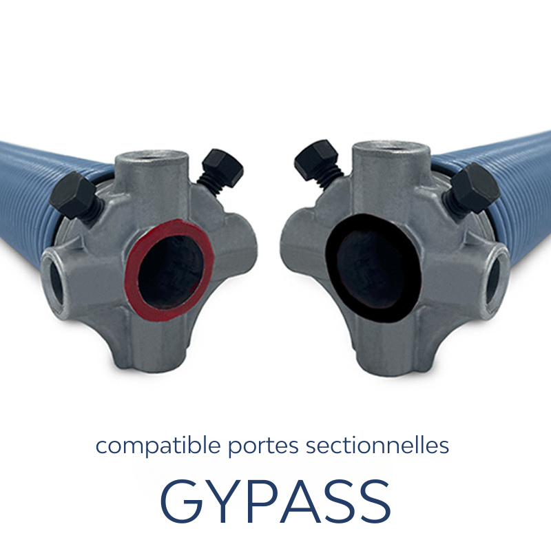 Ressorts Torsion pour porte de Garage sectionnelles Gypass