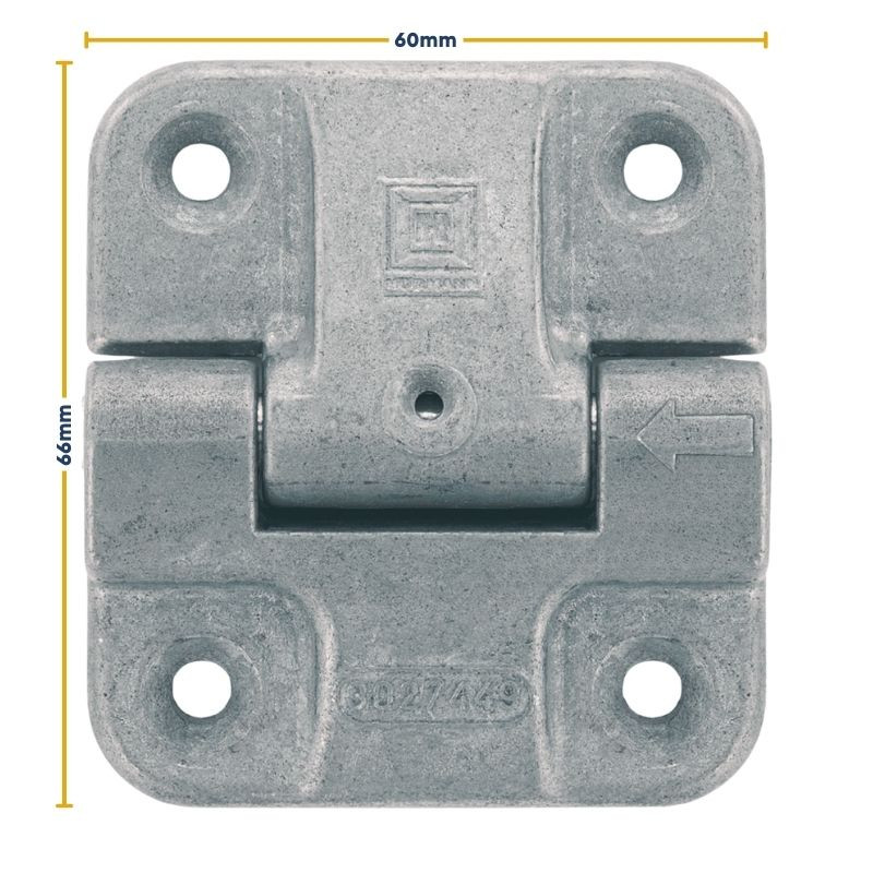 Mesure d'une charnière pour portes sectionnelles Hörmann LTH20 3027449