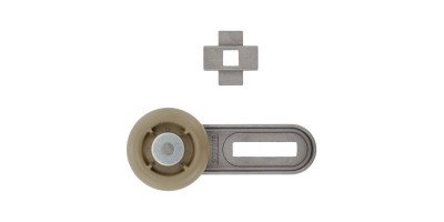 Support Roulette supérieur avec galet de guidage Hörmann pour portes sectionnelles 3094401
