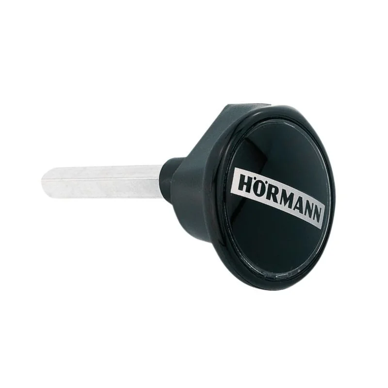 vue seule de la poignée complète avec cylindre profilé et fixations pour portes de garage Hörmann 4015151 vue seule de la poignée complète avec cylindre profilé et fixations pour portes de garage Hörmann 4015151