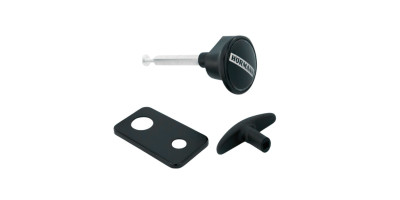 Poignée complète avec cylindre profilé et fixations pour portes de garage Hörmann 4015151