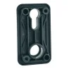 dos d'une garniture à poignée extérieure noire TS42mm avec cylindre profilé pour porte de garage sectionnelles Hormann 3041024 dos d'une garniture à poignée extérieure noire TS42mm avec cylindre profilé pour porte de garage sectionnelles Hormann 3041024