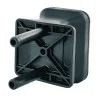 vue seul garniture à poignée extérieure noire TS42mm avec cylindre profilé pour porte de garage sectionnelles Hormann 3041024 vue seul garniture à poignée extérieure noire TS42mm avec cylindre profilé pour porte de garage sectionnelles Hormann 3041024