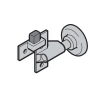 schéma d'une roulette pour porte de garage basculante Ecostar, N80 et porte à portillon Hörmann schéma d'une roulette pour porte de garage basculante Ecostar, N80 et porte à portillon Hörmann