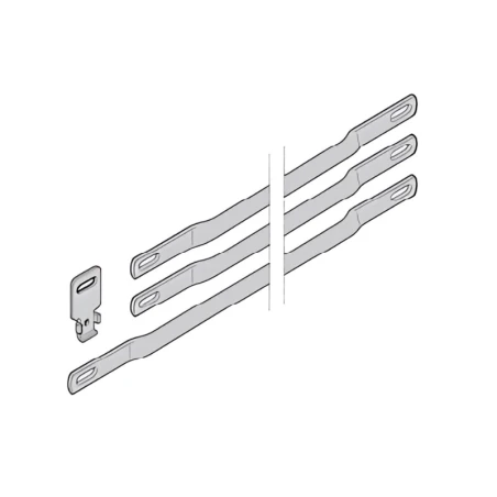 Tringles Hörmann pour portes de garage basculantes avec portillon Tringles Hörmann pour portes de garage basculantes avec portillon