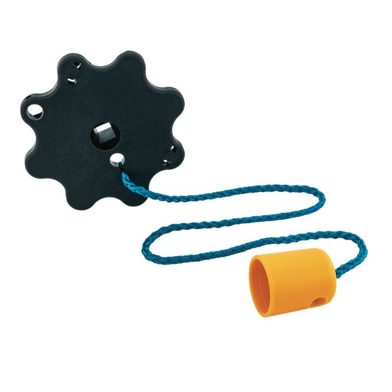 vue d'une poignée noire porte garage basculante hormann 1024001