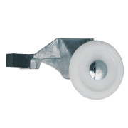 Vue de côté d'une roulette droite pour porte de garage basculante Ecostar, N80 et porte à portillon Hörmann 1084004