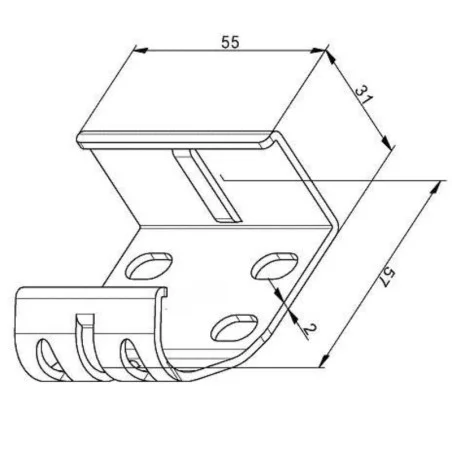 mesure raccord de rail pour porte de garage f991
