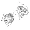 mesure d'un mandrins pour ressort Øint 51 mm pour porte de garage f537 mesure d'un mandrins pour ressort Øint 51 mm pour porte de garage f537