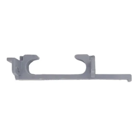 Vue du dessus d'un support de Courbe Gauche pour porte de garage coulissante Normstahl N001635-00-00