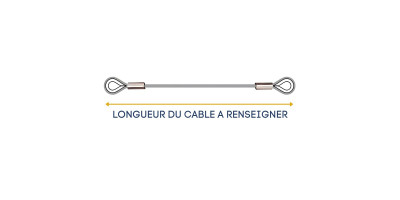 Câble sur mesure pour porte Symphonie F1127