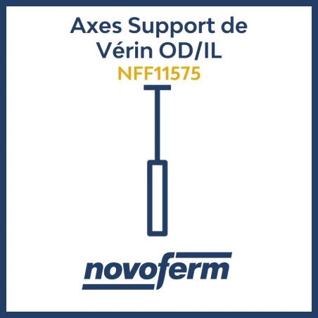 Paire d'axes pour support supérieur de vérin OD/IL nff11575 Paire d'axes pour support supérieur de vérin OD/IL nff11575
