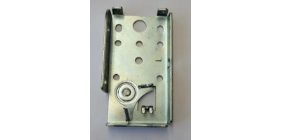 Support roulette bas gauche porte de garage sectionnelle Normstahl Euro Es100