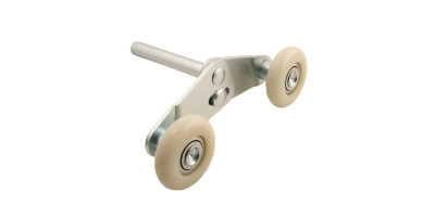 Roulette double Normstahl porte garage sectionnelle Euro ES 100