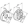 Mandrin ressort porte garage diamètre 152mm axe 31.75mm Mandrin ressort porte garage diamètre 152mm axe 31.75mm