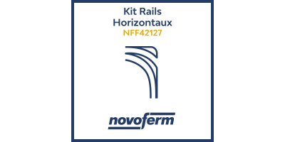 Kit Rails Horizontaux porte garage basculante DL Novoferm