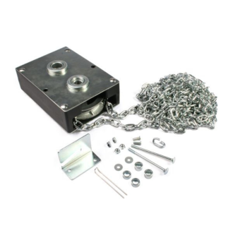 Treuil à chaine pour arbre de porte de garage sectionnelle et industrielle