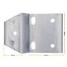 Mesure d'un accroche Pêne pour porte DL 80480000 Mesure d'un accroche Pêne pour porte DL 80480000