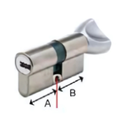 Cylindre pour Porte de Service Iso 20-45 Novoferm