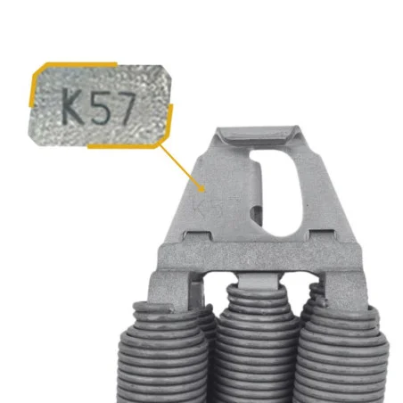 Ressorts K57 pour portes de garage basculantes Novoferm 80026507 Ressorts K57 pour portes de garage basculantes Novoferm 80026507