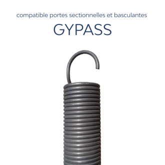 Ressort de traction pour portes de garage sectionnelles et basculantes Gypass