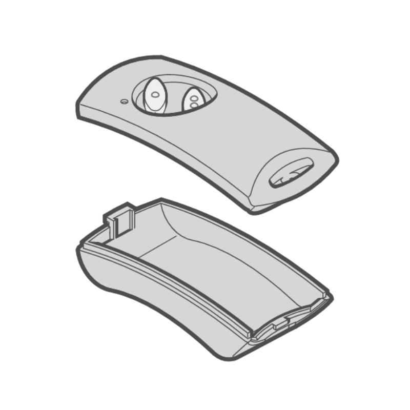 Boitier de télécommande RSE2 de motorisation Ecostar de porte de garage Hörmann