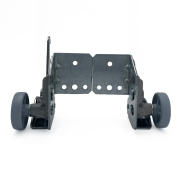 Kit Supports Galets Bas Accroche cable pour porte Novoferm sectionnelle Maeva 2