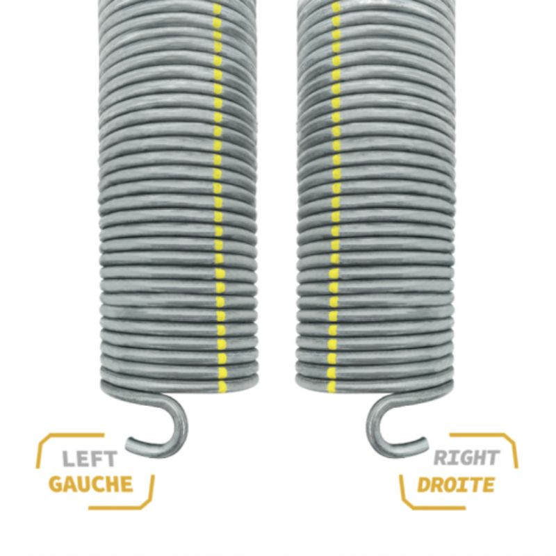 Côté gauche et droit d'un ressort R743 pour porte de garage sectionnelle tubauto3054463