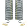Côté gauche et droit d'un ressort R723 pour porte de garage sectionnelle tubauto 3051926 Côté gauche et droit d'un ressort R723 pour porte de garage sectionnelle tubauto 3051926