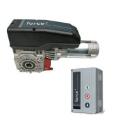 Motorisation 230V sur arbre de porte  de garage industrielle