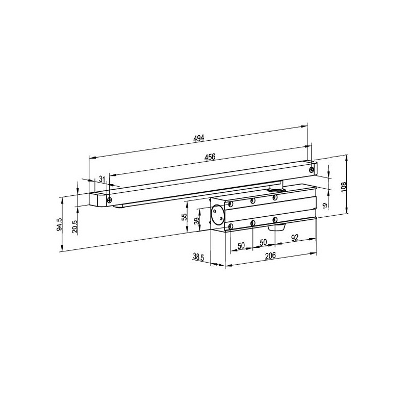 kit Ferme-porte Normstahl kit Ferme-porte Normstahl