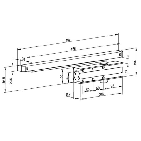 kit Ferme-porte Normstahl