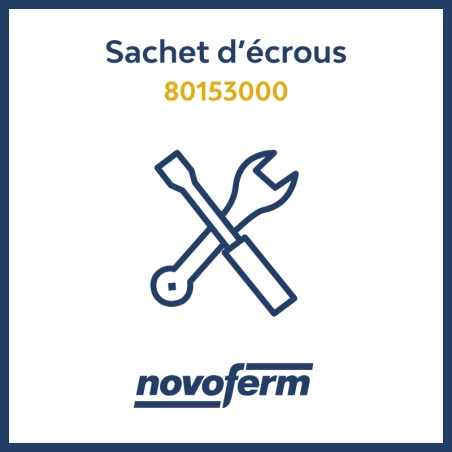 Sachet de 10 écrous Novoferm