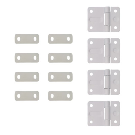 Kit Charnières Novoferm pour portes de garage sectionnelles Iso 45 à portillon NFF42317 Kit Charnières Novoferm pour portes de garage sectionnelles Iso 45 à portillon NFF42317