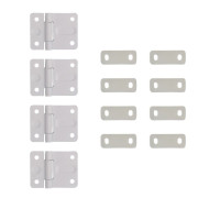 Kit Charnières Novoferm d'une portes de garage sectionnelles Iso 45 à portillon NFF42317