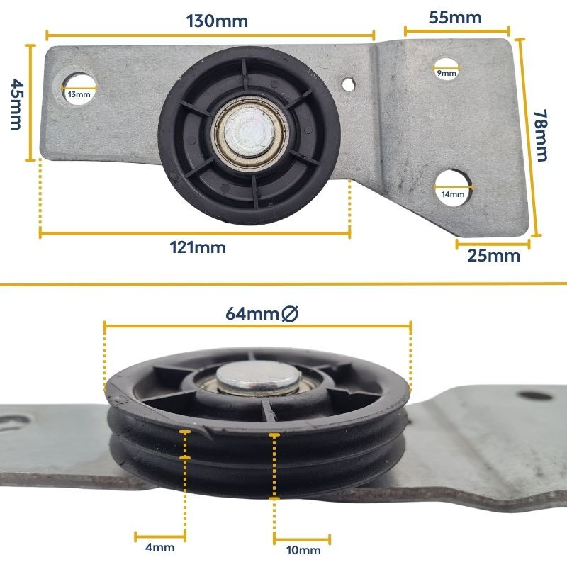 Poulie de renvoie d'une porte de garage Novoferm NFF42331