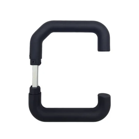 Ensemble de poignées noires Novoferm pour porte de garage Duoport, Iso 45 à portillon et Noviso 14301020