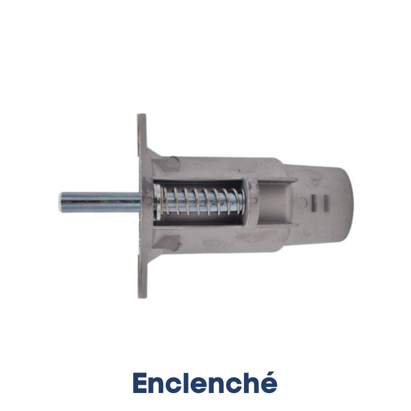 Mandrin Normstahl enclenché avec parachute pour portes de garage A702500